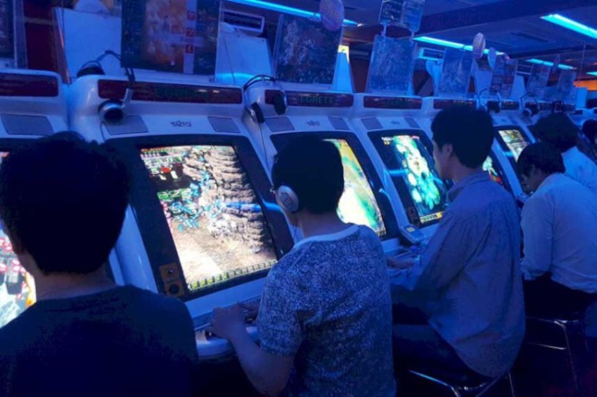 One of the game centers in Akihabara
